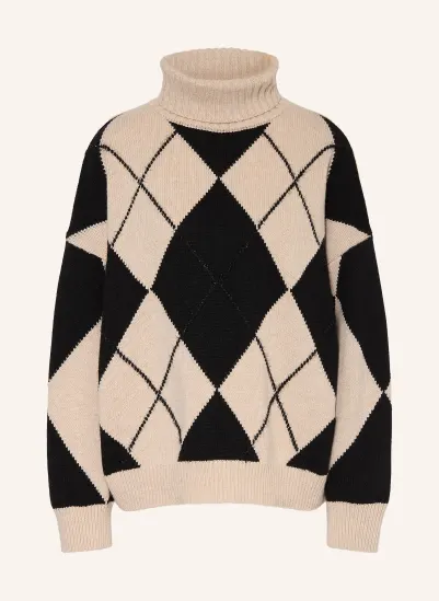 ottod'ame Turtleneck sweater with glitter yarn