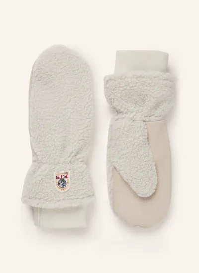 PARAJUMPERS ILOVA Mittens Made of Teddy Fur