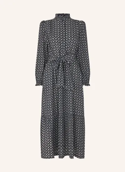 dea kudibal Kleid LORRAINE DUNKELBLAU / BEIGE / WEISS