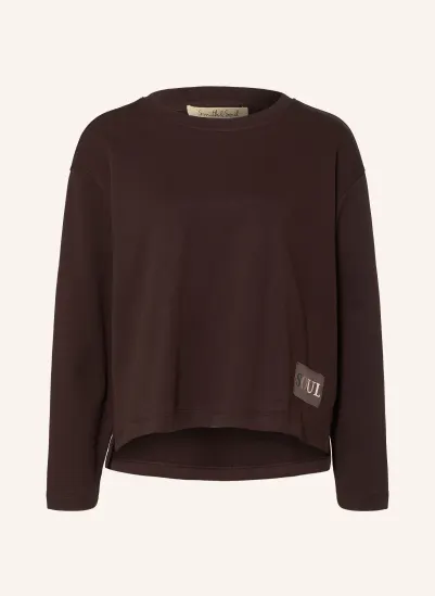Smith & Soul Sweatshirt BOXY DUNKELBRAUN