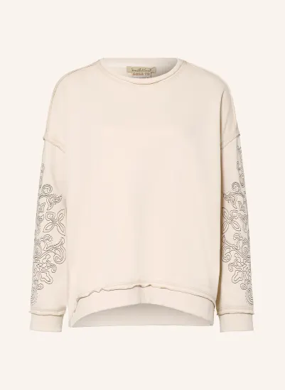 Smith & Soul Sweatshirt CREME / SILBER / SCHWARZ