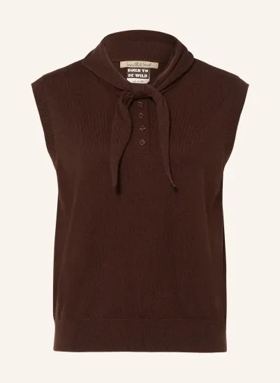 Smith & Soul Pullunder mit Schluppe DUNKELBRAUN