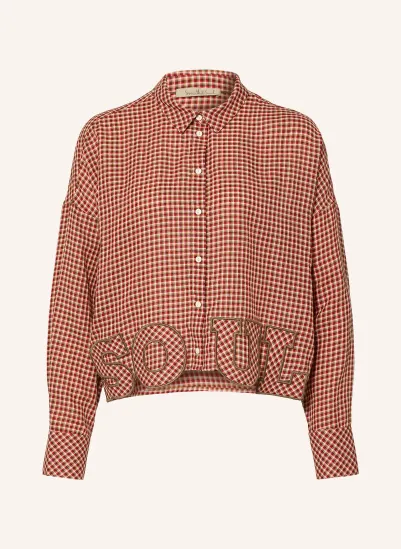 Smith & Soul Blusenshirt ROT / CAMEL / SCHWARZ