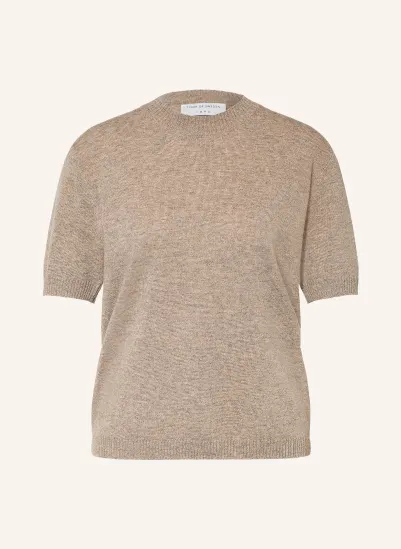 TIGER OF SWEDEN Strickshirt MAY mit Merinowolle GRAU