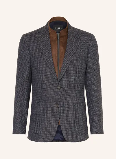 DIGEL Sakko EARL Modern Fit mit Blende BLAU