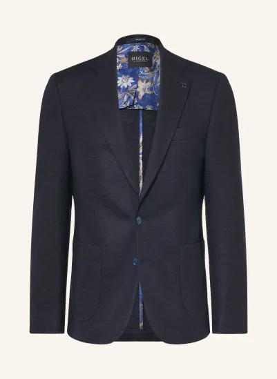 DIGEL Stricksakko EDWARD Modern Fit DUNKELBLAU