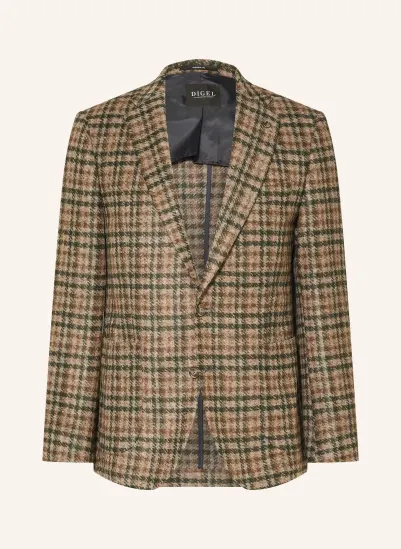 DIGEL Sakko EDWARD Modern Fit DUNKELGRÜN / DUNKELBRAUN / BEIGE