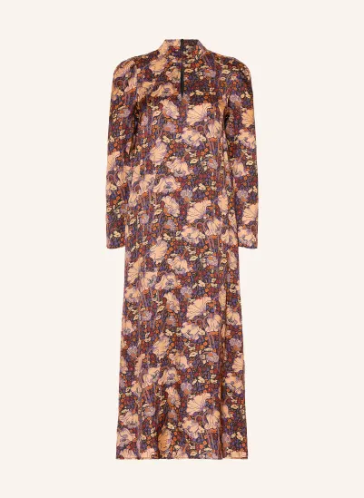 Rich & Royal Kleid SCHWARZ / BEIGE / DUNKELLILA