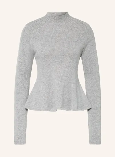Rich & Royal Pullover mit Cashmere und Merinowolle GRAU