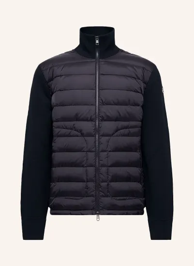MONCLER Lightweight donsjas van een materiaalmix