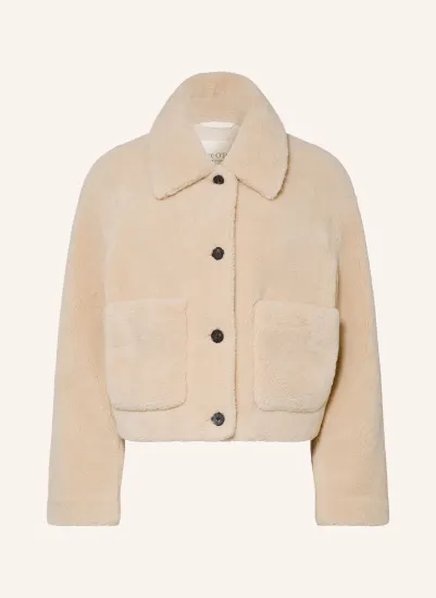 Marc O'Polo Teddyfell-Jacke HELLBRAUN