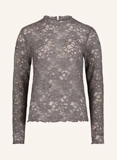 CARTOON Longsleeve aus Spitze GRAU
