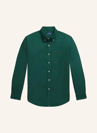 POLO RALPH LAUREN Oxfordhemd Custom Fit DUNKELGRÜN