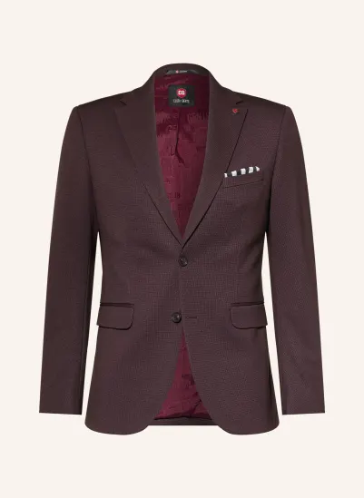 CG - CLUB of GENTS Anzugsakko CG CALVIN Slim Fit aus Jersey 43 DUNKELROT
