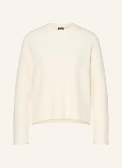 BOSS Bouclé-Pullover FEBISANA ECRU