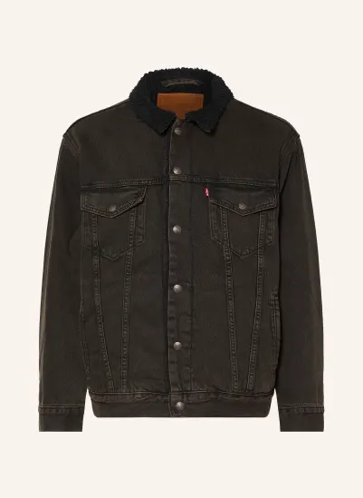 Levi's® Jeansjacke mit Kunstfell 48 Browns