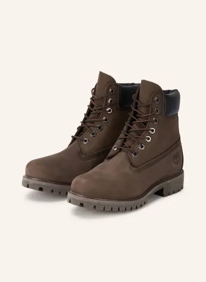 Timberland Schnürboots PREMIUM 6 INCH BRAUN / SCHWARZ