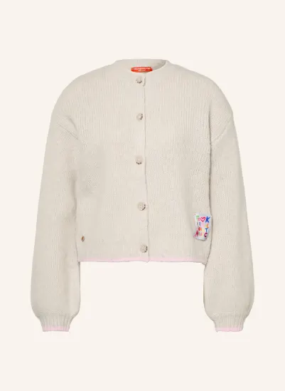 FRIEDA & FREDDIES Strickjacke CREME / ROSA