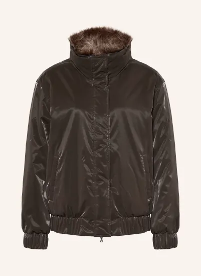 MARC AUREL Blouson mit abnehmbarem Kragen BRAUN