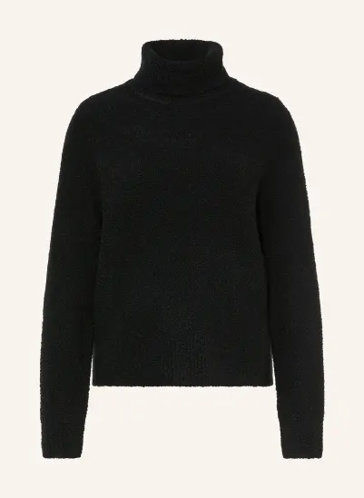BOSS Rollkragenpullover FUBRINI SCHWARZ