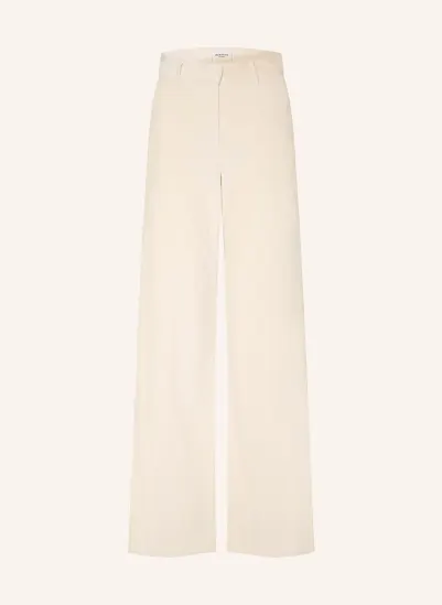 WEEKEND Max Mara Marlenehose TANIA aus Cord ECRU
