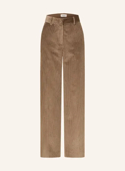 WEEKEND Max Mara Marlenehose TANIA aus Cord HELLBRAUN