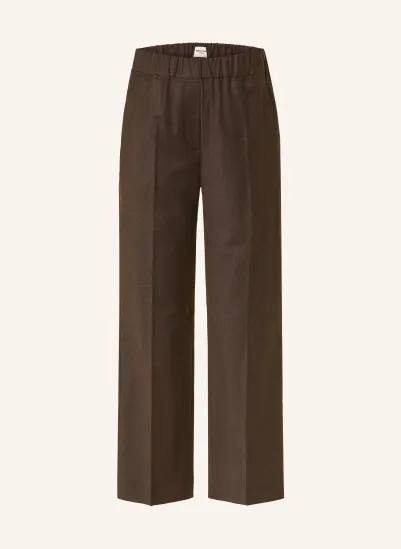 WEEKEND Max Mara Flanellhose HATELEY DUNKELBRAUN