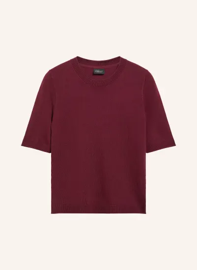 s.Oliver BLACK LABEL Strickshirt FUCHSIA
