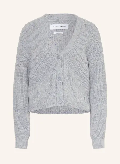 SAMSØE SAMSØE Strickjacke SAPOLLY BLAUGRAU