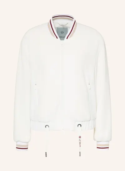 SPORTALM Blouson GLORRA im Materialmix WEISS / BEIGE / DUNKELROT