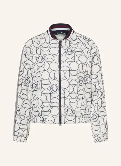 SPORTALM Trainingsjacke WEISS / DUNKELROT / DUNKELBLAU