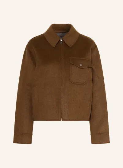 WOOLRICH Overshirt DUNKELBRAUN