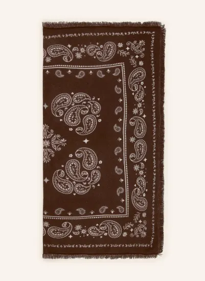 Smith & Soul Tuch DUNKELBRAUN / CREME