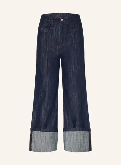 BOSS Wide Leg Jeans MARLENE 409 DARK BLUE