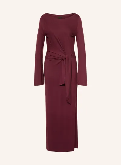 BOSS Jerseykleid ERLOT DUNKELROT