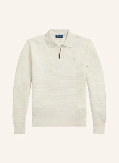 POLO RALPH LAUREN Strick-Poloshirt CREME