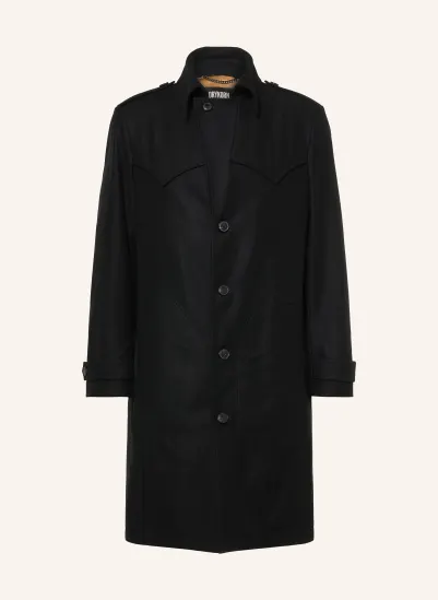 DRYKORN Wollmantel DRYOXFORD SCHWARZ