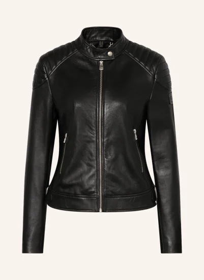 BELSTAFF Lederjacke MOLLISON SCHWARZ