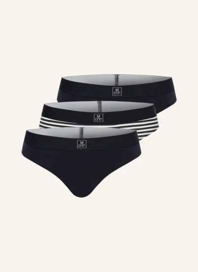 Marc O'Polo 3er-Pack Slips DUNKELBLAU / WEISS
