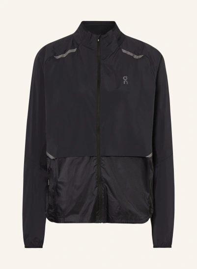On Laufjacke WEATHER SCHWARZ