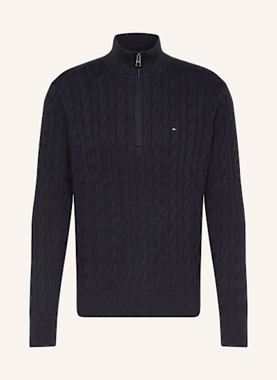 TOMMY HILFIGER Troyer DUNKELBLAU