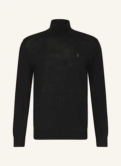 POLO RALPH LAUREN Rollkragenpullover SCHWARZ