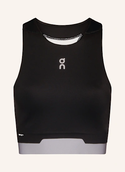 On Cropped-Top TRAIN SCHWARZ