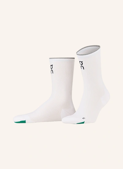 On Laufsocken ELITE RUN WEISS