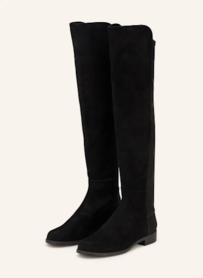 STUART WEITZMAN Overknee-Stiefel SCHWARZ