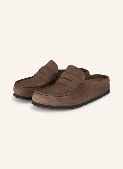 BIRKENSTOCK Mules NAPLES WRAPPED DUNKELGRAU