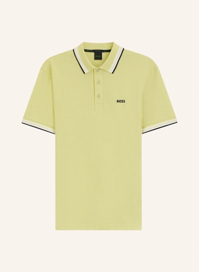 BOSS Piqué-Poloshirt PADDY CURVED Regular Fit