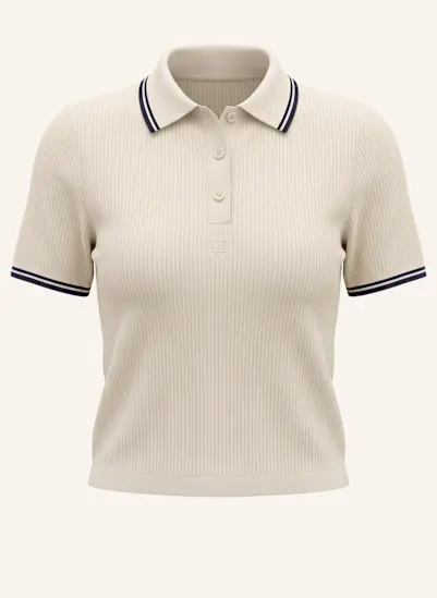 Wilson Poloshirt W ASTOR RIB POLO WEISS