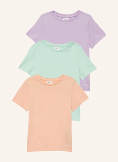 s.Oliver RED 3er-Pack T-Shirts