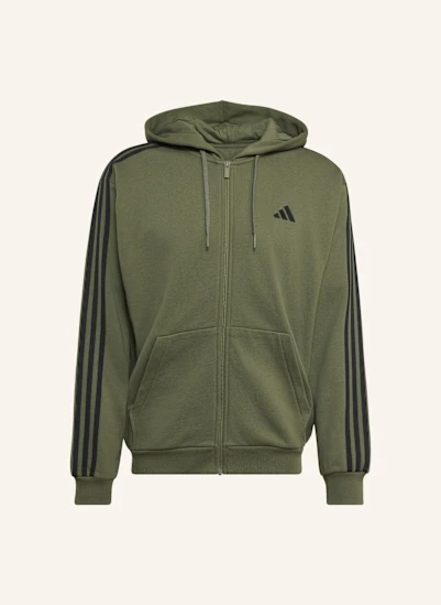 adidas ESSENTIALS 3-STREIFEN FRENCH TERRY KAPUZENJACKE
